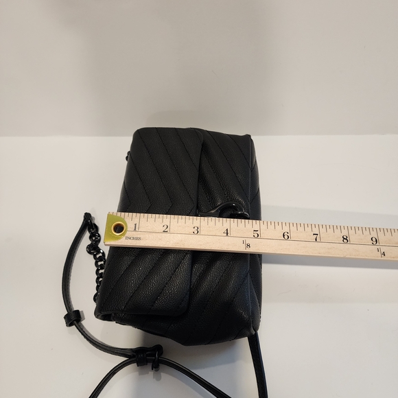 Rebecca Minkoff Black Chevron Crossbody Bag - Picture 10 of 11